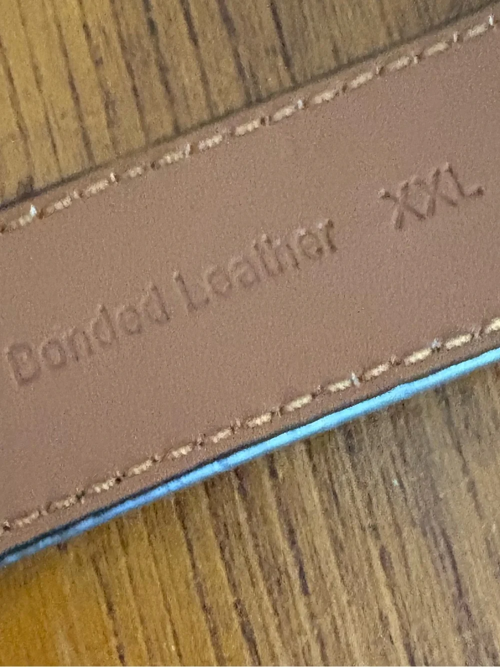 Men’s Bonded Leather Tooled Western Brown Belt Silver Buckle Sz XXL